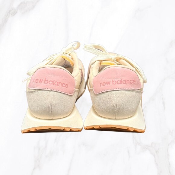 New Balance Women's 237 Beige/Pink Sneakers, Size 9 - Picture 5 of 10